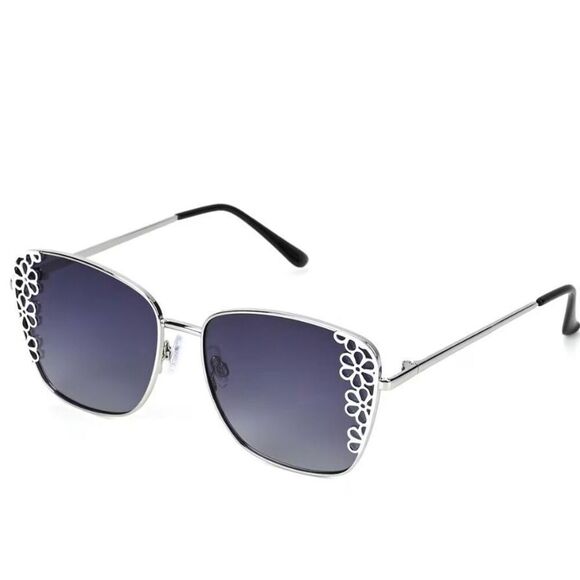 Flower Design UV400 Polarized Sunglass with Storage Bag New - Picture 1 of 4